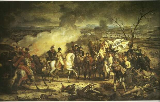 Репродукция с картины Карла Верне «После Аустерлицкой битвы», 1808 г.