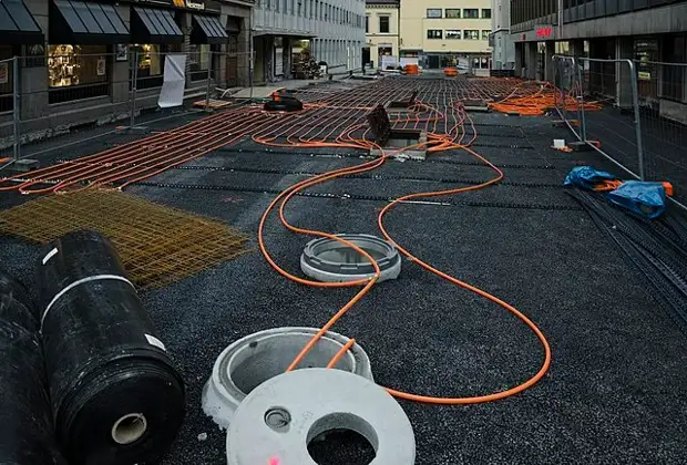 Как устроены тротуары с подогревом в Исландии
