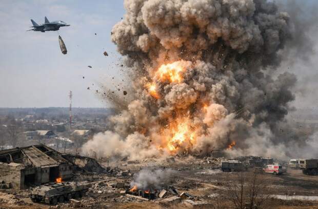 Удар ФАБ-3000 под Покровском, в сообщении описали цель и последствия