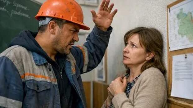 "Женщина, не говори так с мужчиной!" Мигрант замахнулся на учительницу, и его жена теперь плачет"Мы не знали ваши порядки"