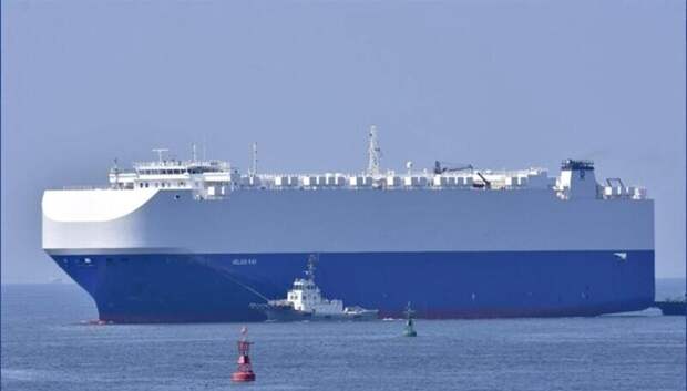 Грузовой Корабль "Golden Ray" спустя полтора года.