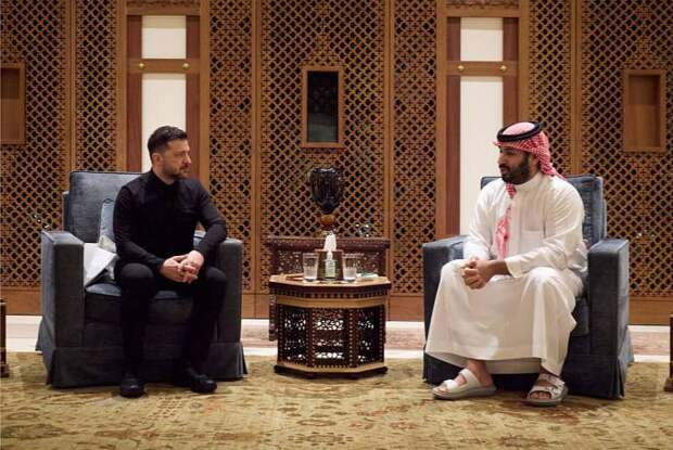Зеленский встретился с наследным принцем Саудовской Аравии