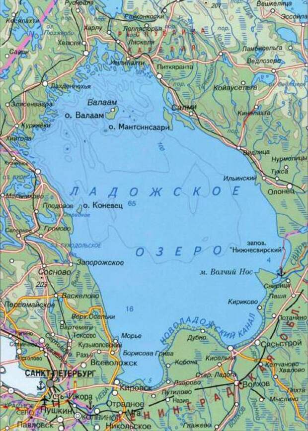 Озеро Ладога: описание, глубина, рельеф, рыбы