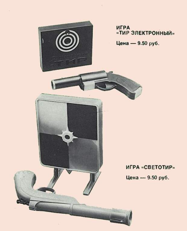 Электронные игрушки в СССР