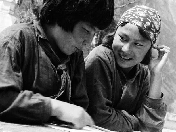 Алтайские школьницы