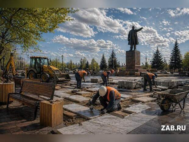 В Чите за 4,2 миллиона приведут в порядок главные площади