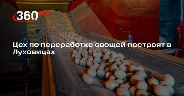 Цех по переработке овощей построят в Луховицах