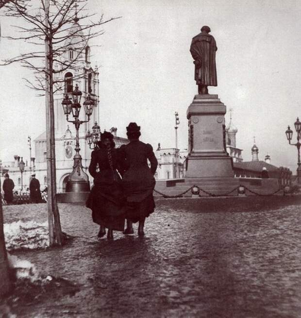 В 1880 году, в Москве, на Тверском бульваре установили памятник А.С.Пушкину. история, люди, мир, фото