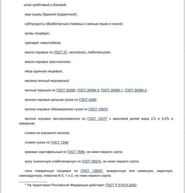 Сколько натурального было советских колбасах согласно ГОСТ