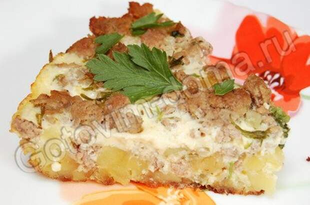 Картофельная запеканка с мясом