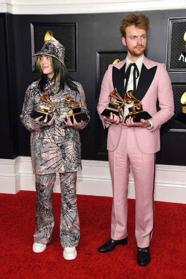 Билли Айлиш и Финнеас в Gucci 