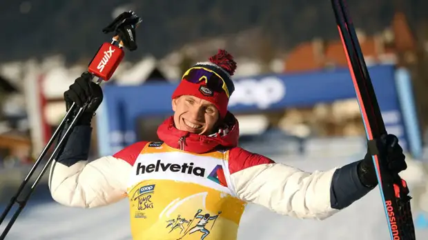 Большунов возглавил общий зачёт «Тур де Ски», Устюгов идёт вторым