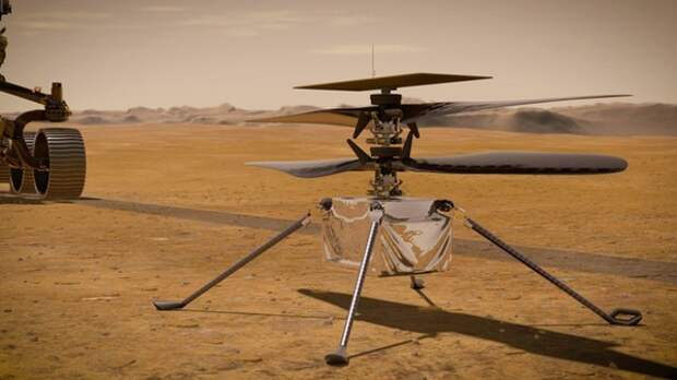 Вертолет на Марсе: ученые показали исторический полет Ingenuity