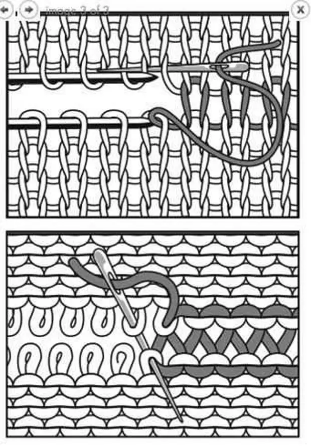 Как сшить вязаные детали между собой невидимым швом иглой по кромке фото пошагово