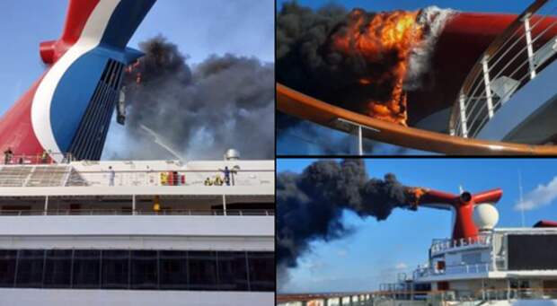 Carnival Cruise Ship Catches Fire In Caribbean 