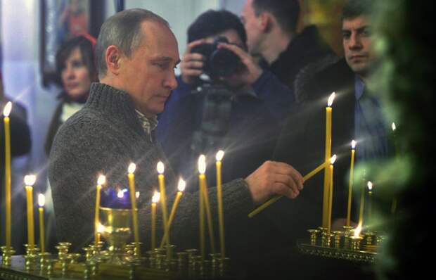 ТАСС: Путин принял участие в рождественской службе в сельском храме в Воронежской области