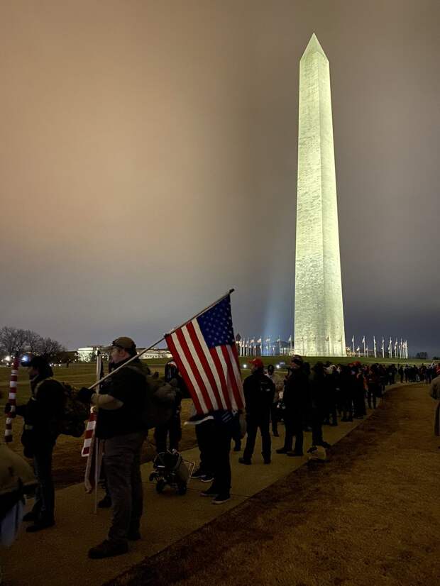 Протесты против фальсификации выборов в США 06.01.2021