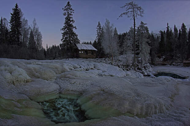 Зима в южной Карелии