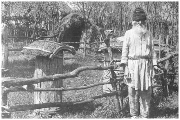 Старик пасечник. Воронежская губерния, Задонский уезд, 1908 год Крестьяне, россия, старые фото