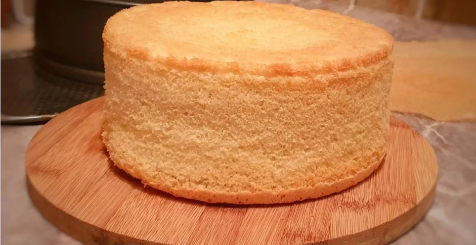Воздушный и вкусный бисквит из 3 яиц
