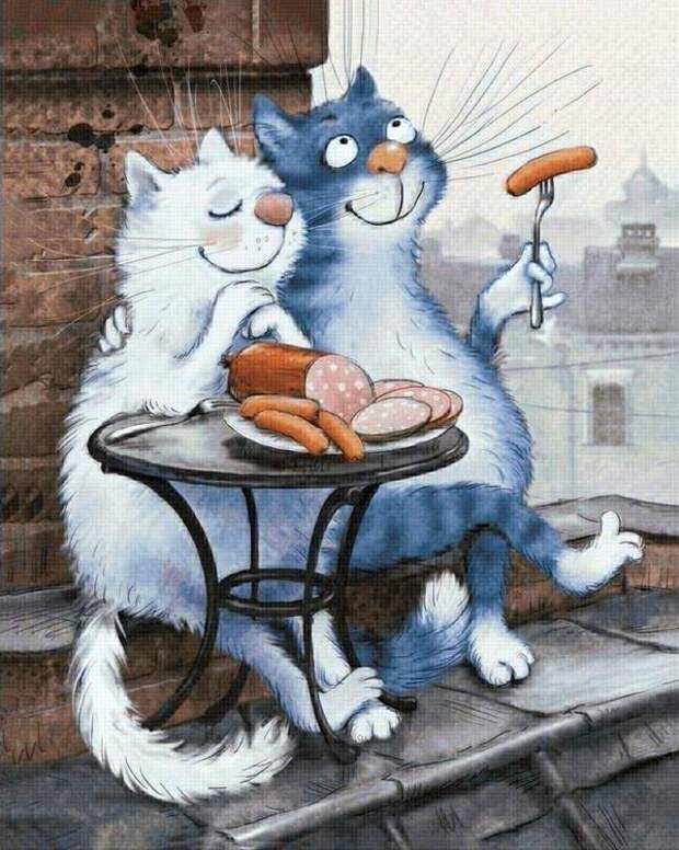 коты алмазная вышивка