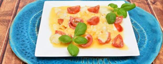 Омлет с моцареллой и помидорами вкусный рецепт с фото пошагово и видео