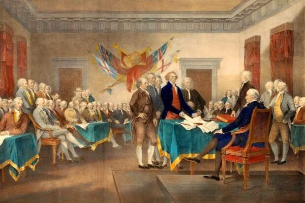 Подписание Декларации независимости США