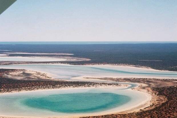 Бирридас: уникальные гипсовые озера Австралии, куда летят на зимовку птицы из Сибири