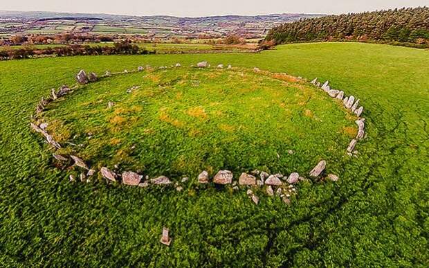 Каменный круг Белтани в Ирландии.