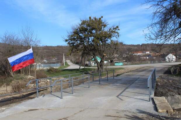 В Белогорском районе восстановили мост