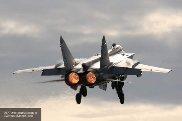 Российские МиГ-31 перехватили американский БПЛА над Чукотским морем