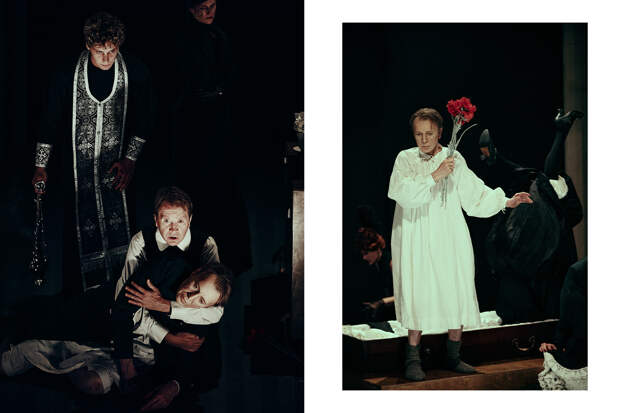 Сцена из спектакля «Обыкновенная смерть»