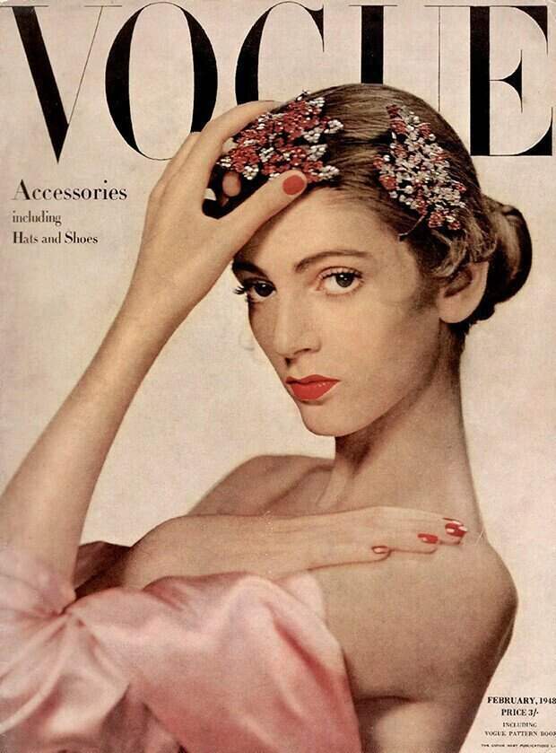 Уже в 1947 году её фотография попала на обложку журнала «Vogue» Кармен Делль’Орефиче, знаменитости, красота, люди, модель, подиум
