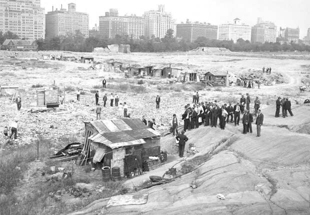 central-park-hooverville-1932 central-park-hooverville-1932