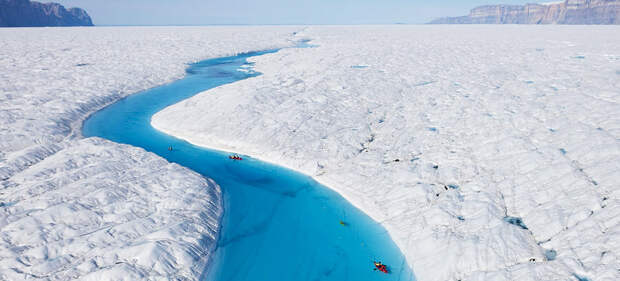 Фото Синяя река. Ледяные чудеса природы. Фото с сайта NewPix.ru