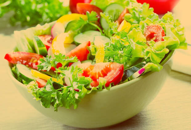 Салаты из свежих овощей - лидеры всех самых полезных блюд