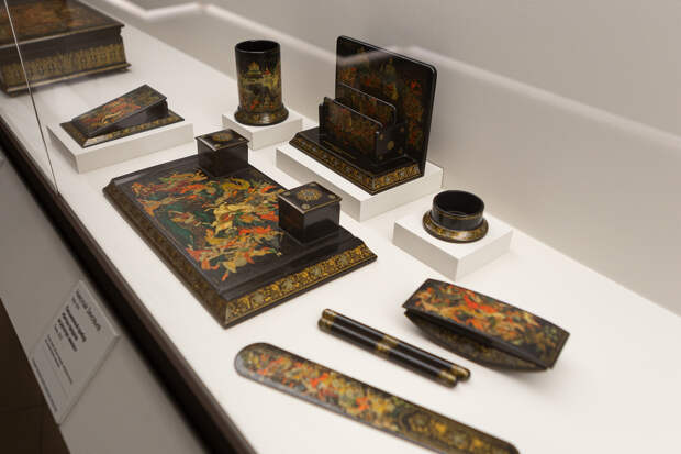 Николай Зиновьев, «Битвы предков за русскую землю», Палех, 1943 год