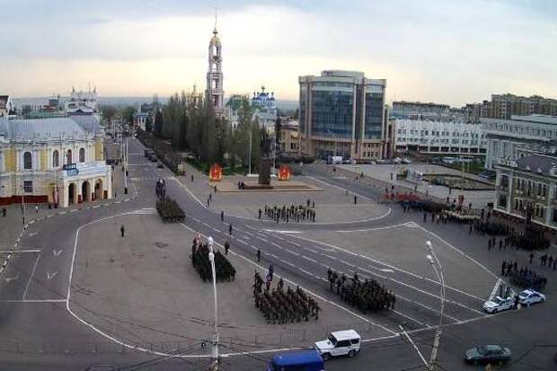 Площадь ленина тамбов фото На площади Ленина проходит первая репетиция парада Победы - Обсуждение статьи