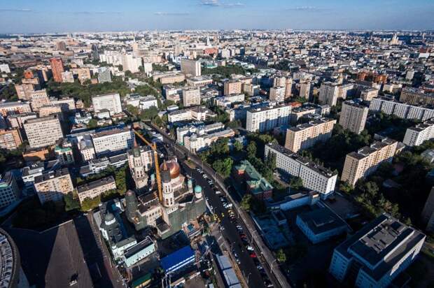 Москва с высоты птичьего полёта москва, квадрокоптер, высота, полёт