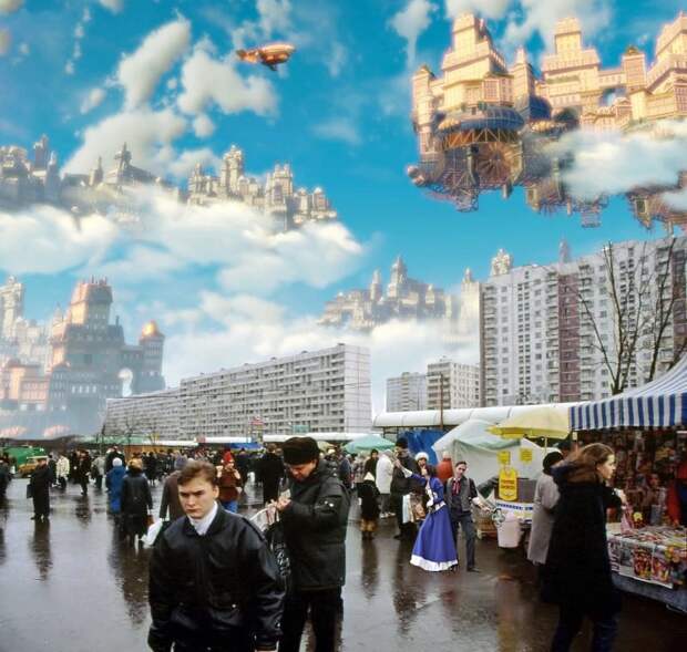 Во что превращается суровая Россия, когда есть фотошоп и немного фантазии прикол, россия, экзистенциальность, юмор