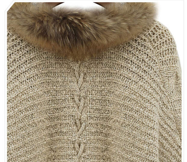 New 2014 Autumn Winter Fashion Women Elegent Loose Plus Size Faux Fur Cardigan Knitwear Sweater Lady Batwing Sleeve Outwear