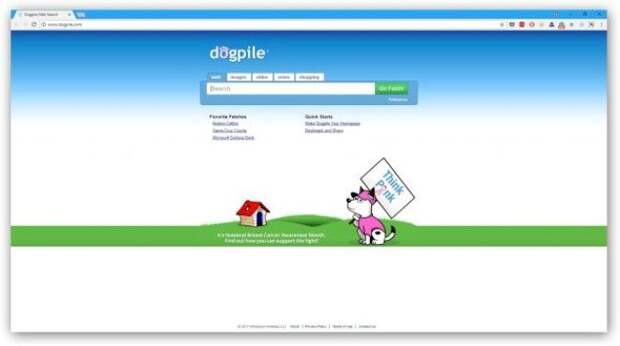 Dogpile Лучшие поисковики: Dogpile