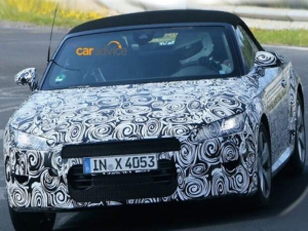 Прототип 2015 Audi TT Roadster проходит испытания на трассе в Нюрбургринге Прототип 2015 Audi TT Roadster проходит испытания на трассе в Нюрбургринге