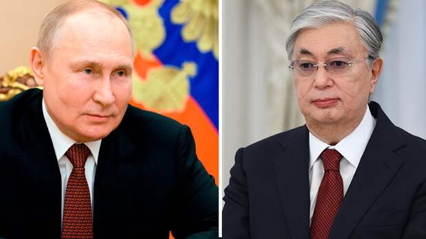 Путин и Токаев договорились об укреплении партнерства РФ и Казахстана
