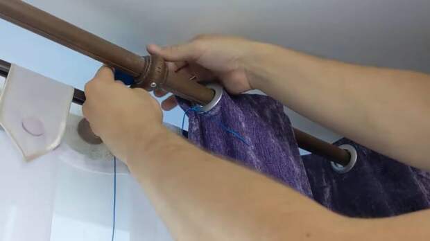 Теперь открывать шторы — одно удовольствие. Усовершенствуйте карниз шнуром