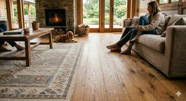 Как выбрать идеальное напольное покрытие для загородного дома: практическое руководство