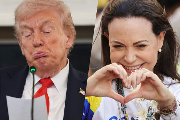 Оппозиционерка Мачадо вручила Трампу свою Нобелевскую медаль