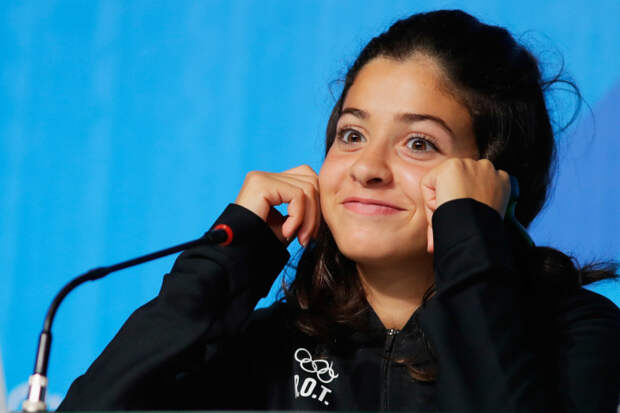 Год назад сирийская беженка чуть не утонула, спасаясь от войны. Сегодня она выиграла олимпийский заплыв!