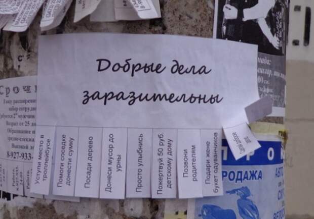 Самые добрые объявления добро, объявление