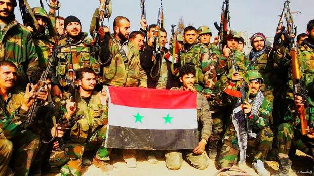 Правительственные войска Сирии. Источник изображения: https://vk.com/denis_siniy